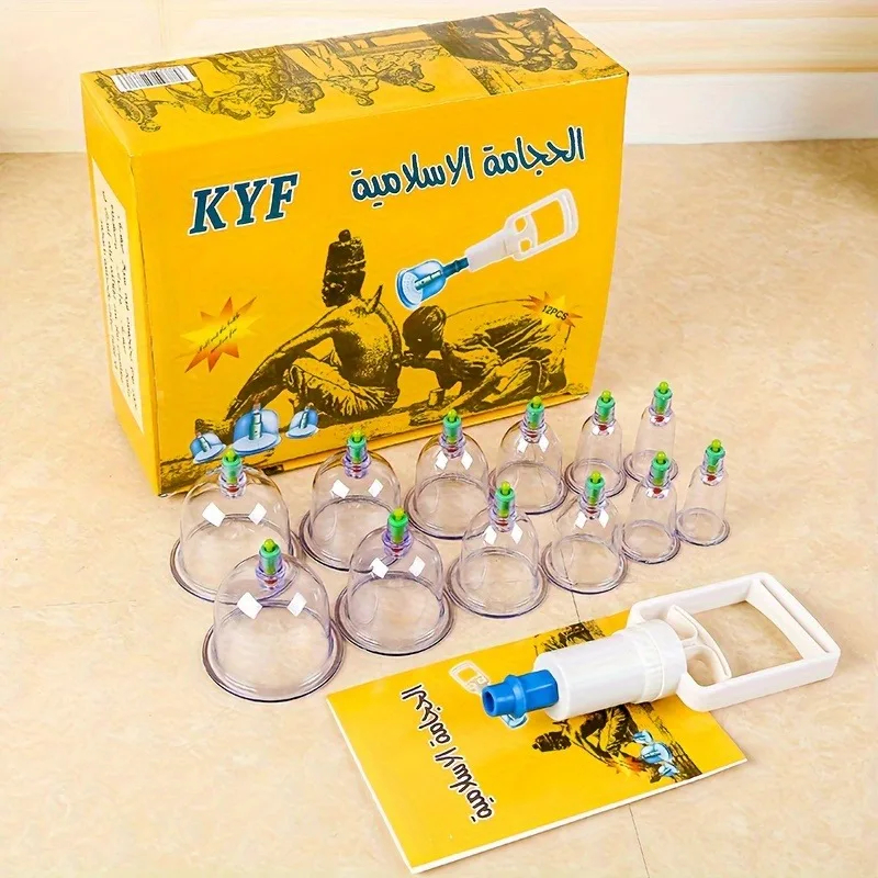 Professional Grade 12-piece Plastic Vacuum Cupper